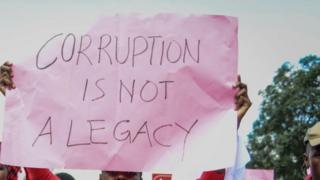 Protest against corruption