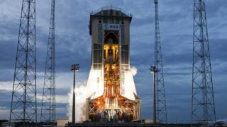 Arianespace စခန်းကနေ လွှတ်တင်ခဲ့တဲ့ ဂြိုဟ်တုတစ်စင်း