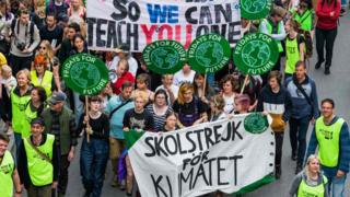 School Strike For Climate: Protests Staged Around The World - BBC News