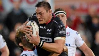 Ex-Wales back-row Gareth Delve was unable to inspire Opreys in Ulster on his debut