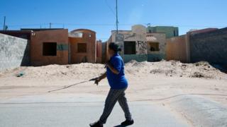 Ciudad Juárez, Chihuahua, es uno de los sitios donde la violencia provoca el abandono de casas.