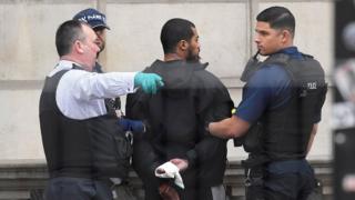 Man arrested in Westminster on 27 April 2017
