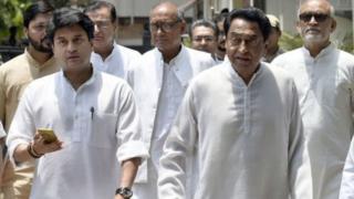 ज्योतिरादित्य और कमलनाथ