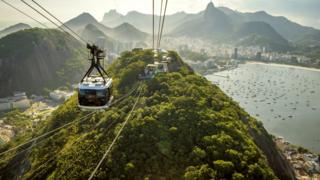 Bondinho do Pão e Açucar no Rio