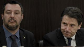 Salvini y Conte