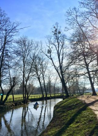 A boat on the River Cherwell