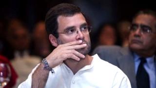 இந்திய தேசிய காங்கிரஸ் கட்சியின் தலைவர் ராகுல் காந்தி