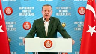 Cumhurbaşkanı ve AKP Genel Başkanı Recep Tayyip Erdoğan