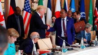 Trump ntiyumvikanye na bagenziwe bo muri G7 ku kibazo c'ihindagurika ry'ibihe