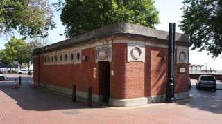The exterior of the toilets in Hull