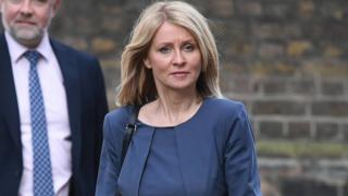 Work and Pensions Secretary Esther McVey arriving at Downing Street