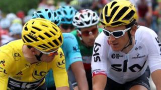 Chris Froome a Geraint Thomas