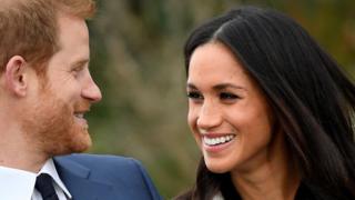 Megan Markle y el príncipe Harry.