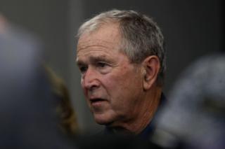 الرئيس الأمريكي السابق جورج دبليو بوش، 6 أكنوبر/تشرين أول 2019