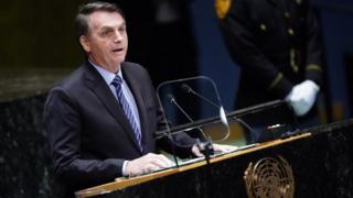 Bolsonaro fala na ONU
