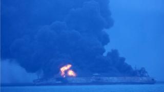 Shilka maraakiibta ayaa ka dhacay meel 160 nautical mile oo cabirka badda ah u jirta xeebta Shanghai
