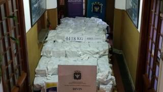 Tarin hodar Iblis ta koken da aka kama a Uruguay za a kai Togo