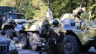 Tanques en Crimea