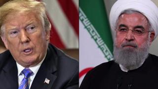 Rais Donald Trump na Hassan Rouhani