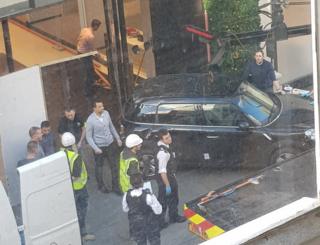 Car outside Selfridges