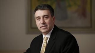 Nathan Bostock, pictured here in 2012, is now head of Santander