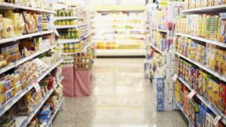 Supermarket aisle