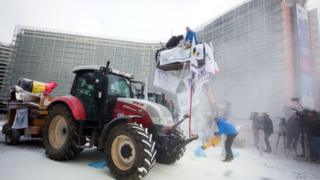 Акция протеста фермеров