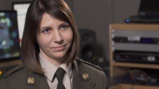 Военный атташе посольства Украины в России полковник Валерия Романова