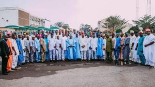 Awọn alaga ijọba ibilẹ ni Ọyọ pẹlu Abiọla Ajimọbi