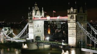 Imagen aérea de Londres
