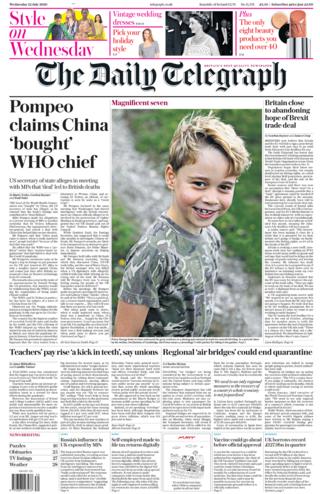 Daily Telegraph 22 July 2020