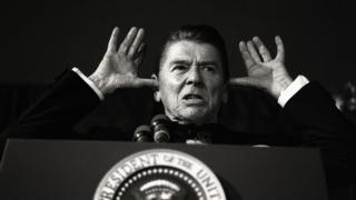 L'ancien président américain Ronald Reagan
