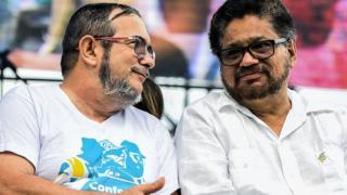 Timochenko e Iván Márquez