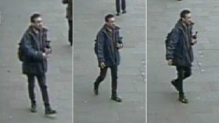 CCTV stills of the male suspect