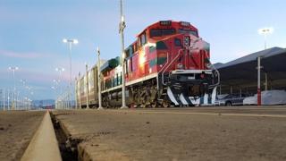 An Alstom freight train