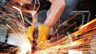 Un trabajador de la construcción