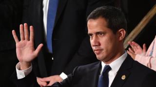 Juan Guaidó en el discurso del Estado de la Unión