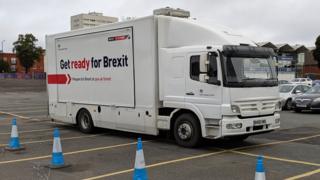 A Brexit Readiness Roadshow Truck
