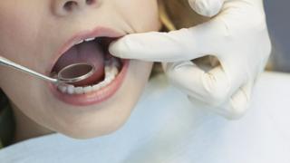 Child at dentist