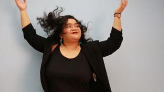 Alet Pagilagan celebrates her curly hair