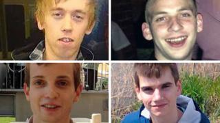 Clockwise from top left: Anthony Walgate, Jack Taylor, Daniel Whitworth and Gabriel Kovari.