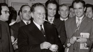 Иосип Броз Тито среди коллег