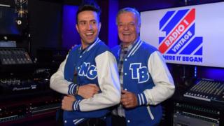 Nick Grimshaw and Tony Blackburn
