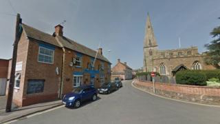 Oadby Royal British Legion club and St Peter's Church