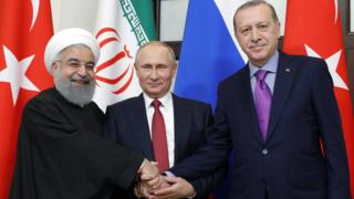 ruhani putin erdogan