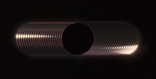 Perlas de Baily del eclipse total del 9 de marzo de 2016 en Indonesia.