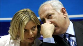 Netanyahu na nwunye ya.