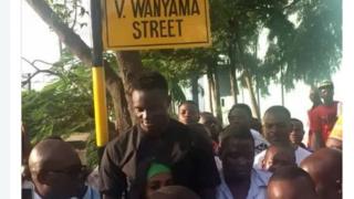 Jina la mtaa uliokuwa katika Barabara iliyokuwa ikifahamika kwa jina la Viwandani ulipewa jina la Wanyama