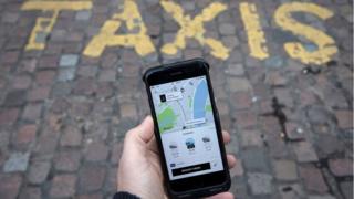 Uber cep uygulaması