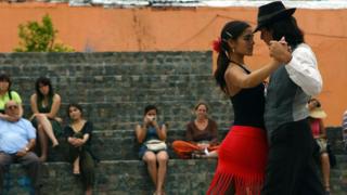 Dançarinos de tango